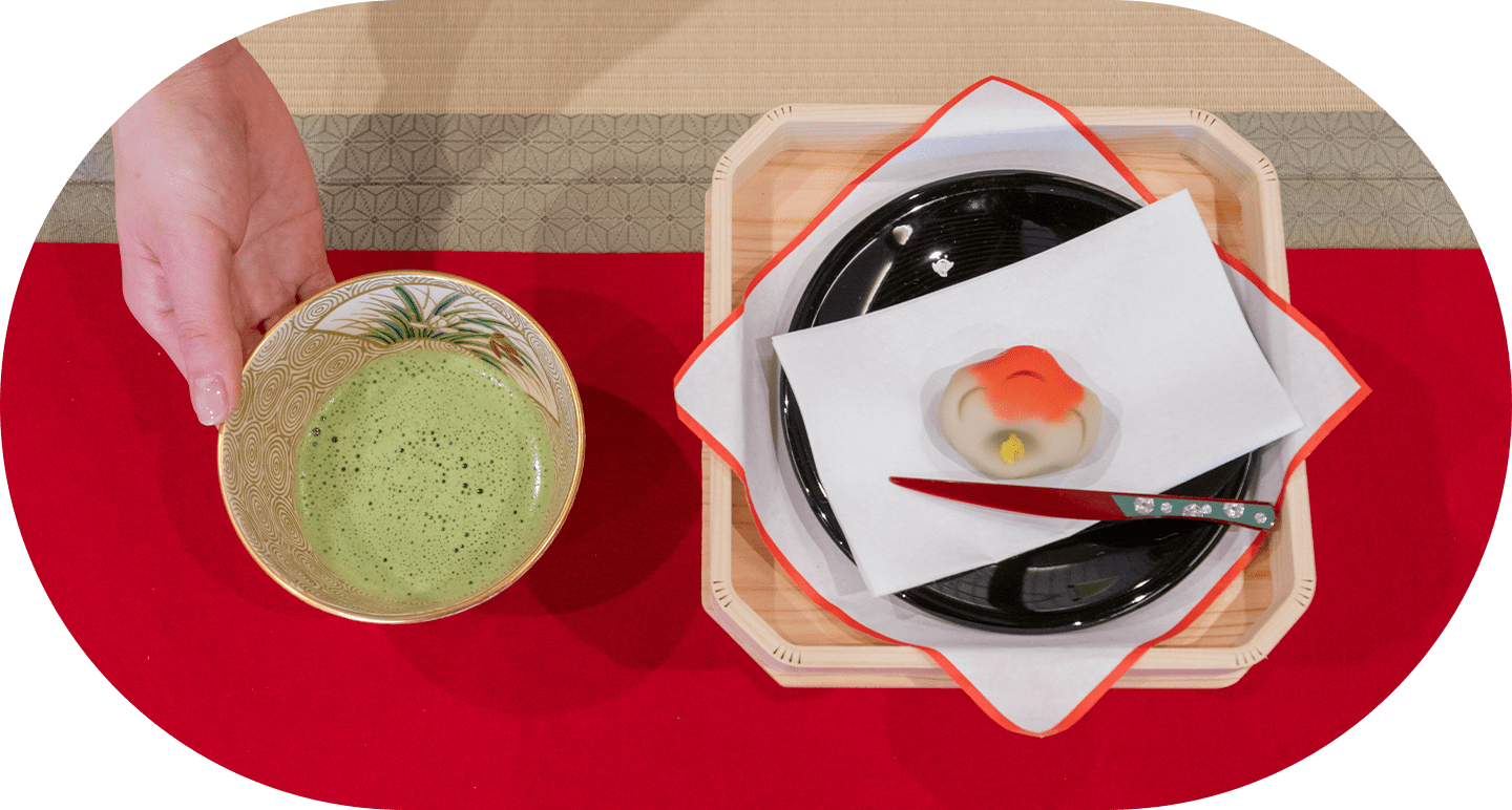 一服をいただく